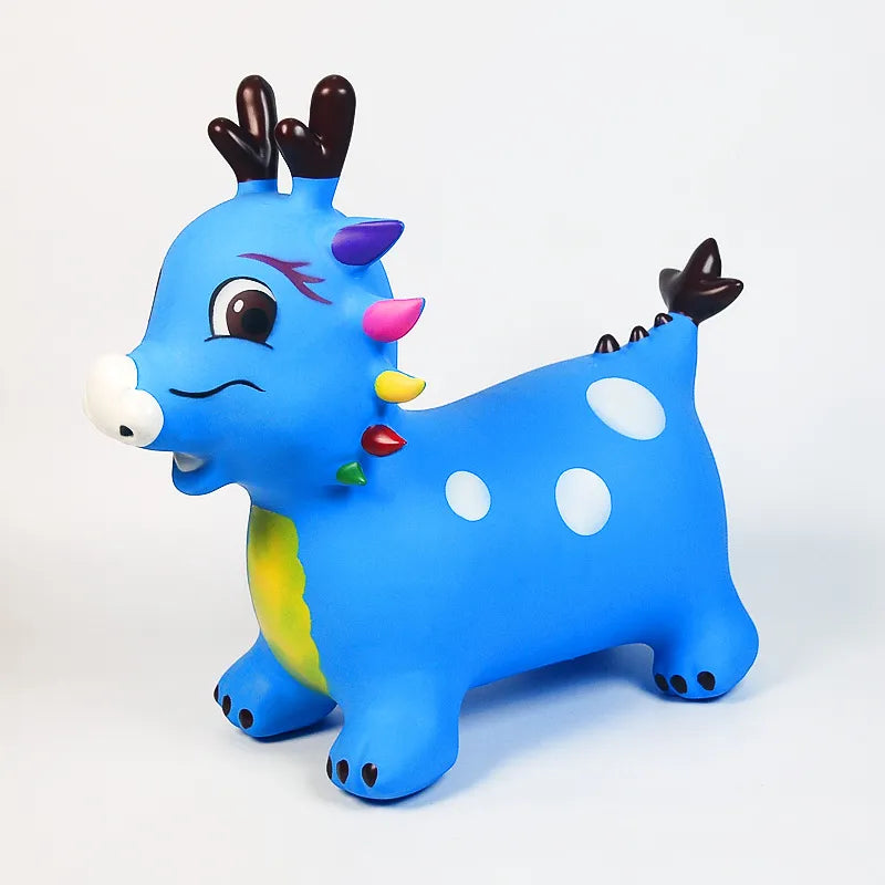 Bouncy Animal Hopper Thickened Rubber Ride-On with 30 Built-In Songs