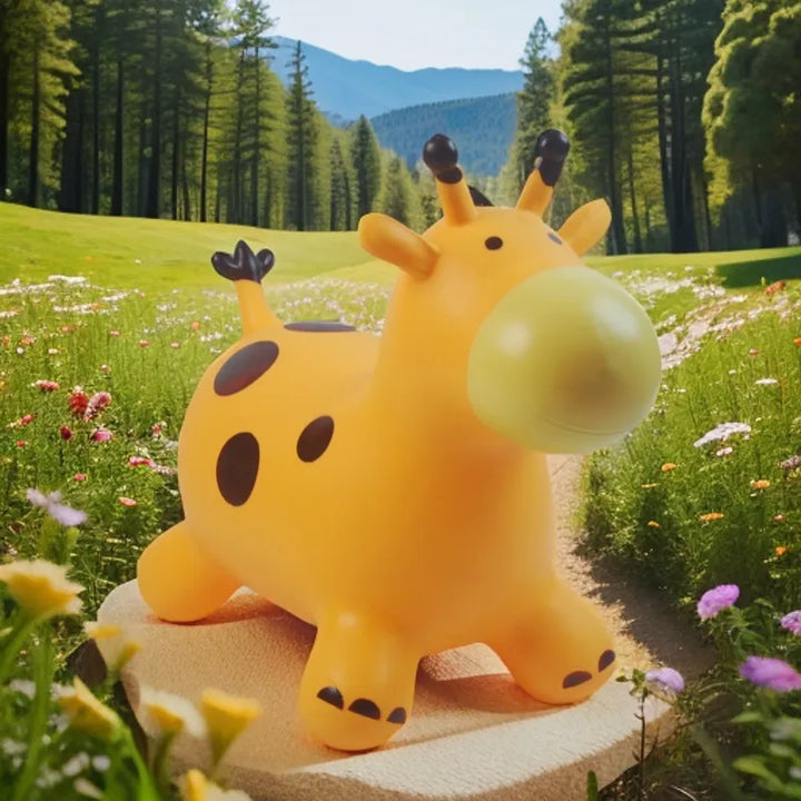Bouncy Animal Hopper Thickened Rubber Ride-On with 30 Built-In Songs