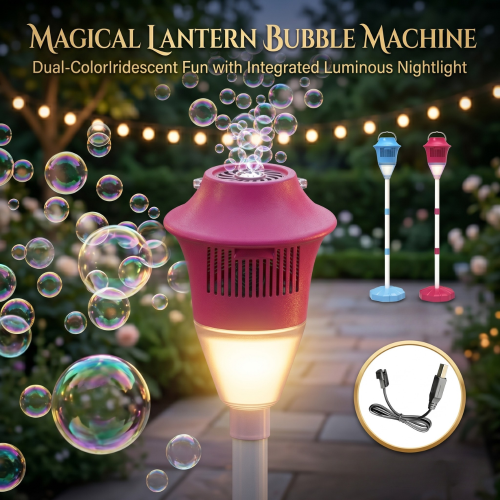 Bubble Light Machine | Standing Pole, Lights And Music