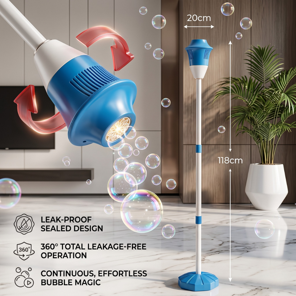 Bubble Light Machine | Standing Pole, Lights And Music