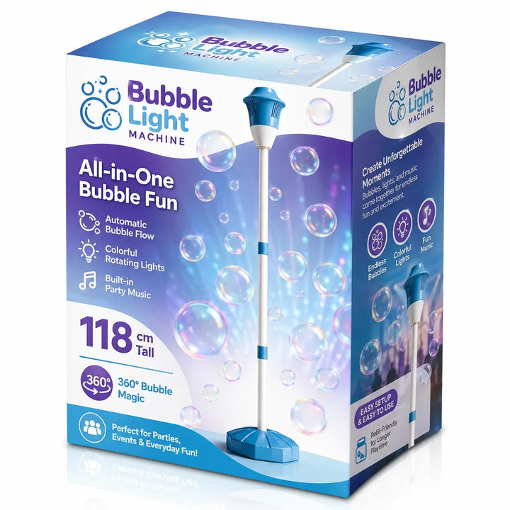 Bubble Light Machine | Standing Pole, Lights And Music