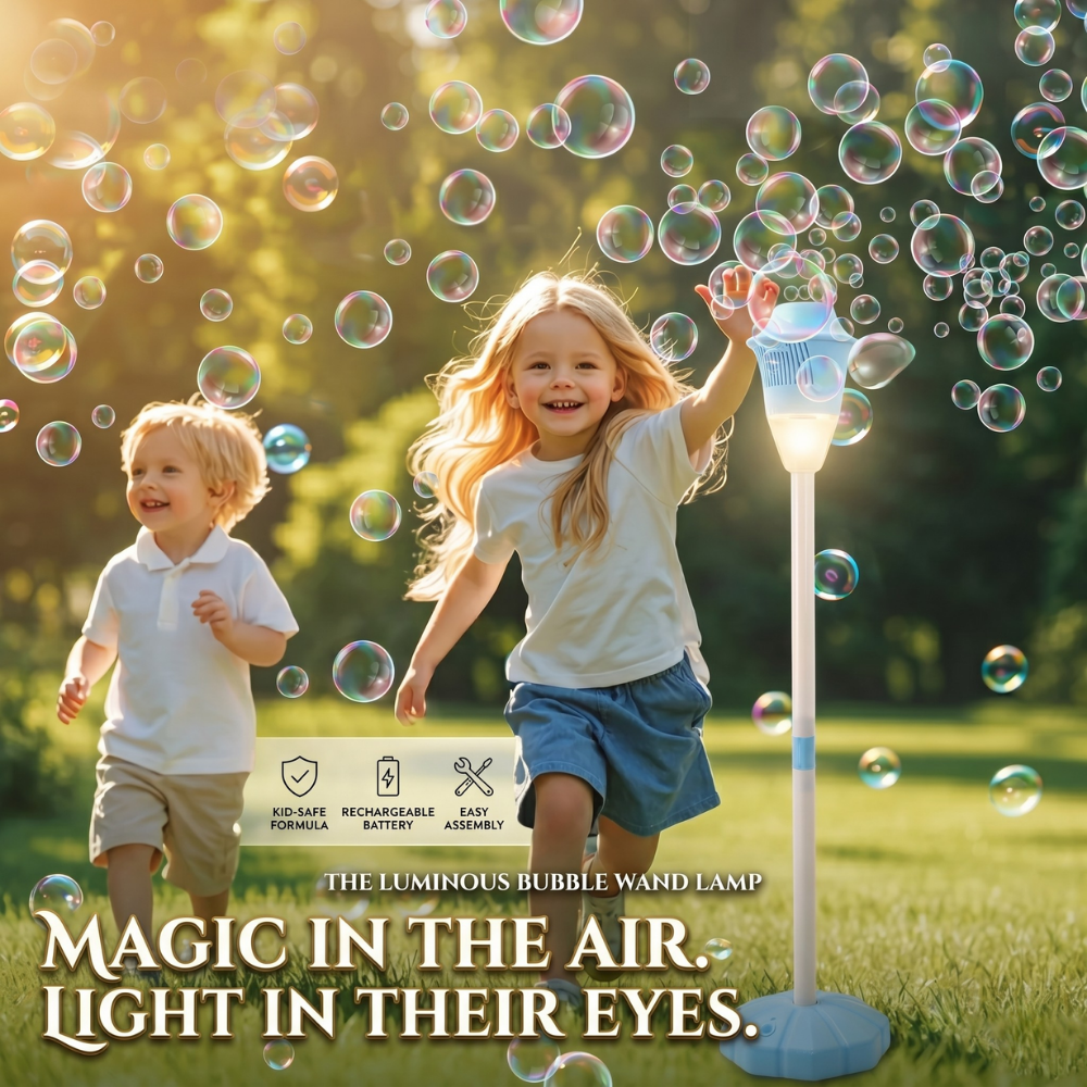 Bubble Light Machine | Standing Pole, Lights And Music