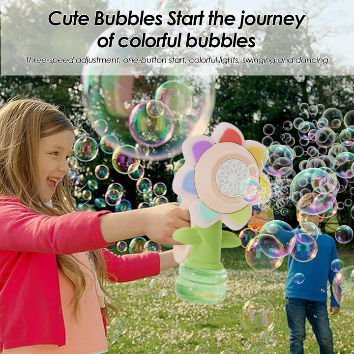 Bubble Spinner Toy Rechargeable ABS Plastic Handheld with Charging Cable