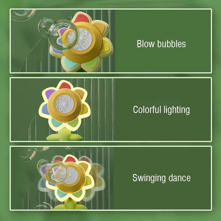 Bubble Spinner Toy Rechargeable ABS Plastic Handheld with Charging Cable
