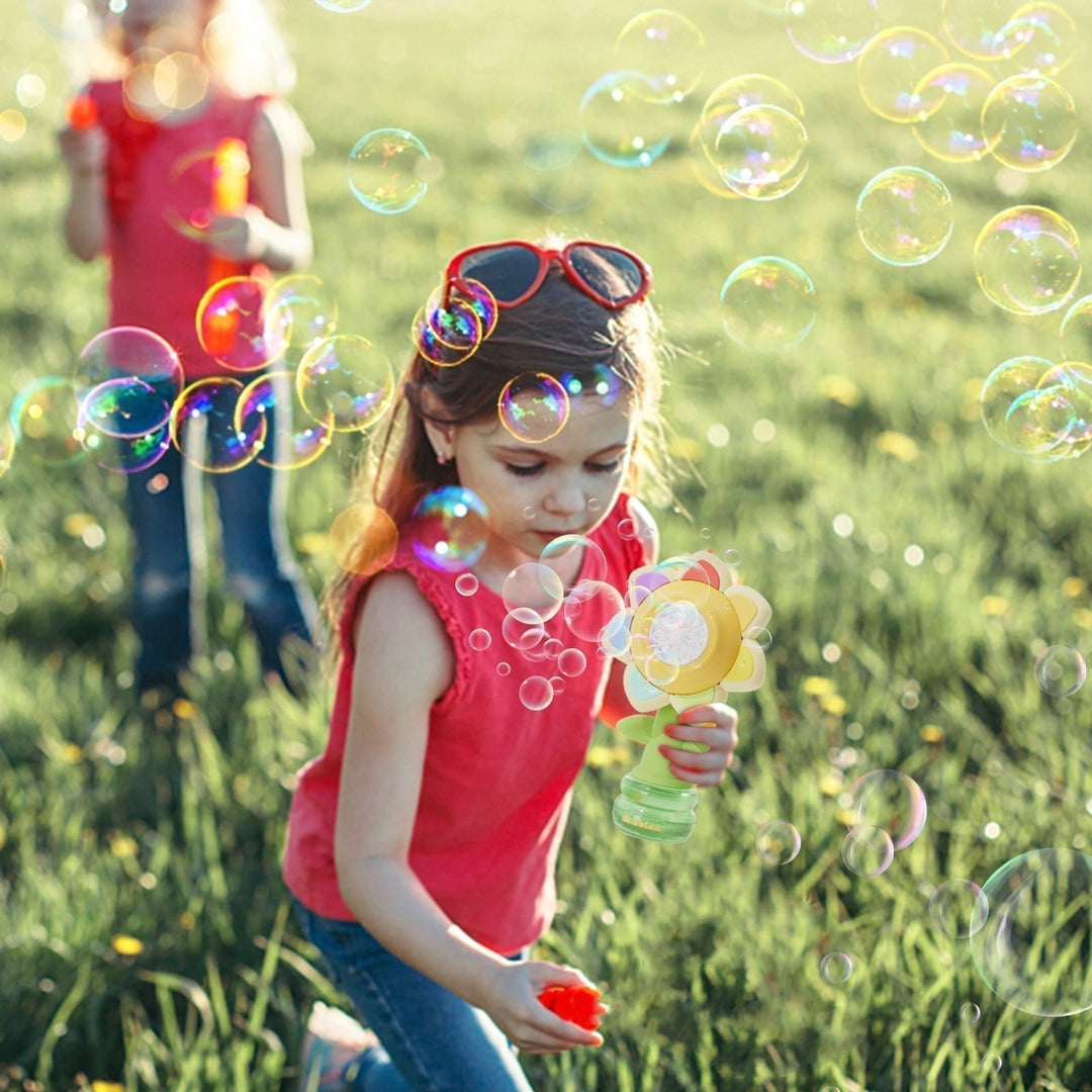 Bubble Spinner Toy Rechargeable ABS Plastic Handheld with Charging Cable