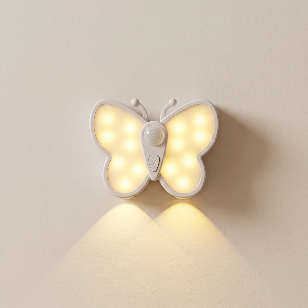 Butterfly Night Light | Motion Sensor, Magnetic Mount