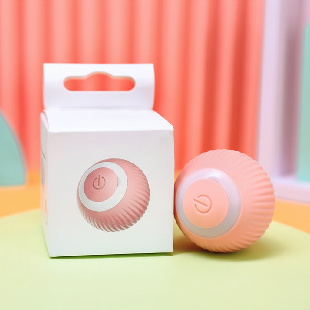 Interactive Rolling Cat Ball | Smart Touch Activation & Obstacle Sensing | USB Rechargeable Automatic Pet Toy for Cats 1