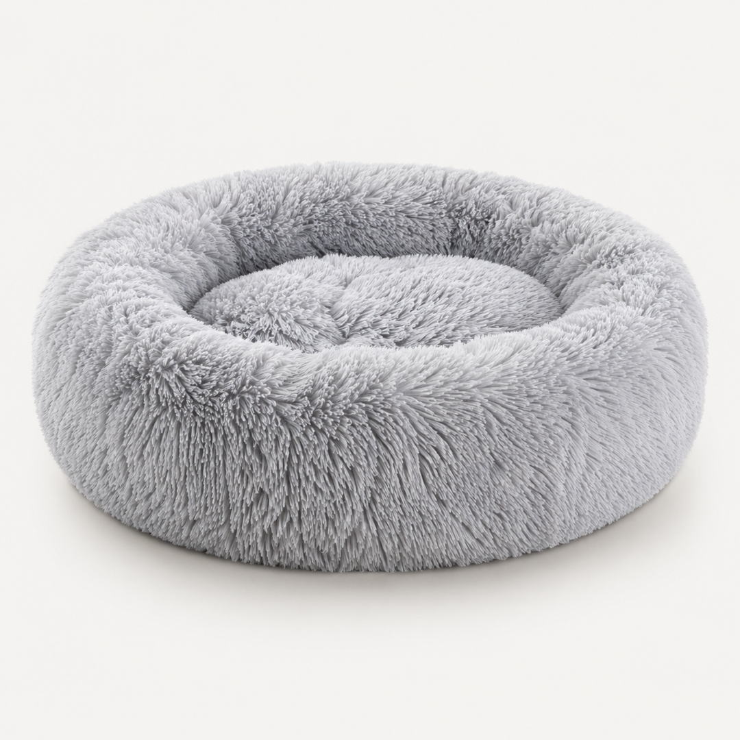 Calming Dog Bed Plush | Machine Washable, Soft Cosy Design | Anti-Anxiety Cushion for Restful Sleep and Naps for Dogs 4
