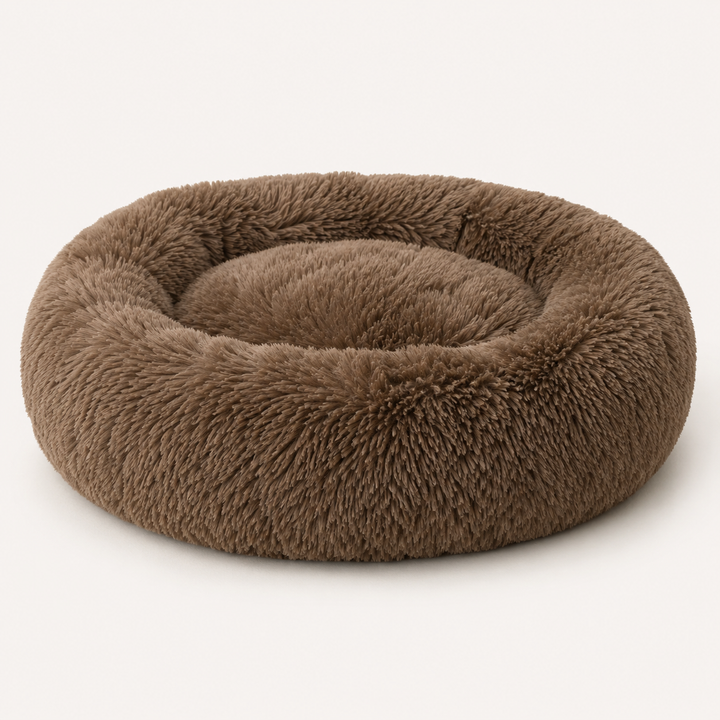 Calming Dog Bed Plush | Machine Washable, Soft Cosy Design | Anti-Anxiety Cushion for Restful Sleep and Naps for Dogs 6