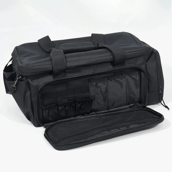 Canvas Tool Bag Set | MOLLE Expandable Organiser, Reinforced Handles &amp; Shoulder Strap | Storage for Hand &amp; Power Tools