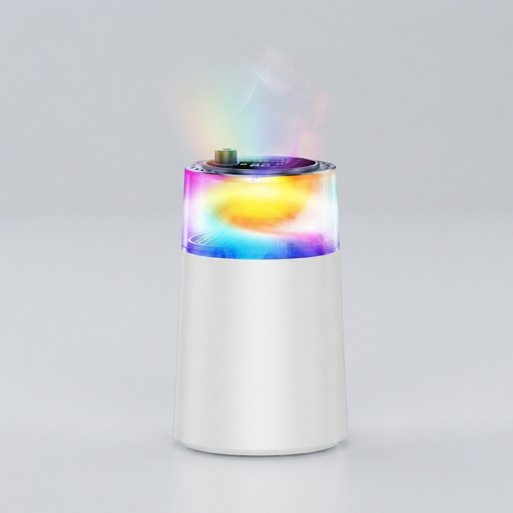 Car Aroma Diffuser Rechargeable USB-C Ultrasonic with Starry Sky Projection