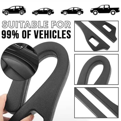 Car Seat Gap Fillers Polyurethane | Flexible No-Tool Install | Keeps Keys, Phone & Coins From Falling Through Seat Gaps
