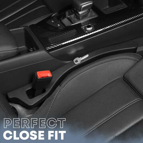 Car Seat Gap Fillers Polyurethane | Flexible No-Tool Install | Keeps Keys, Phone &amp; Coins From Falling Through Seat Gaps