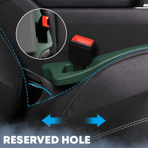 Car Seat Gap Fillers Polyurethane | Flexible No-Tool Install | Keeps Keys, Phone &amp; Coins From Falling Through Seat Gaps