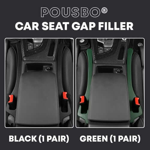Car Seat Gap Fillers Polyurethane | Flexible No-Tool Install | Keeps Keys, Phone &amp; Coins From Falling Through Seat Gaps