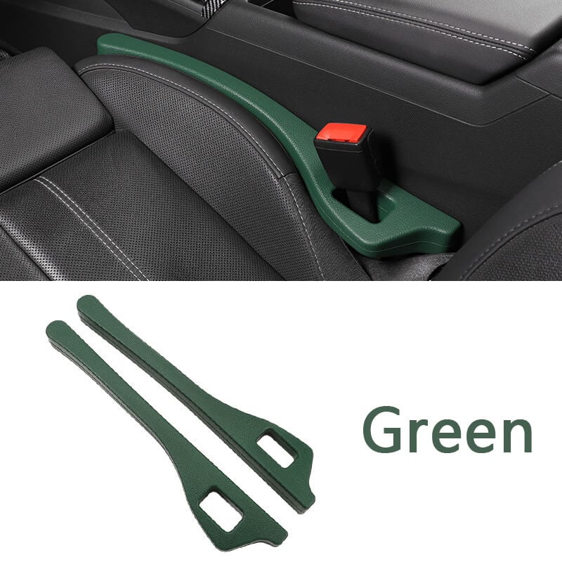 Car Seat Gap Fillers Polyurethane | Flexible No-Tool Install | Keeps Keys, Phone &amp; Coins From Falling Through Seat Gaps