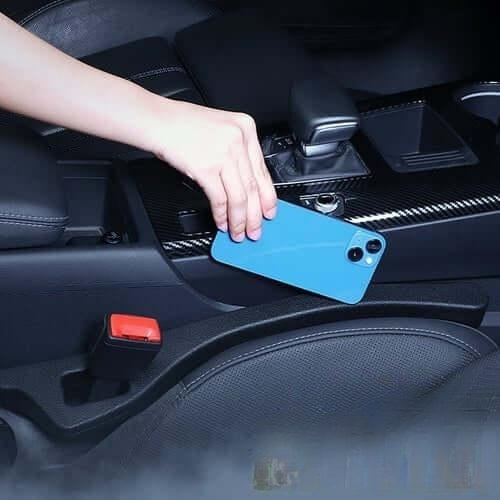 Car Seat Gap Fillers Polyurethane | Flexible No-Tool Install | Keeps Keys, Phone &amp; Coins From Falling Through Seat Gaps