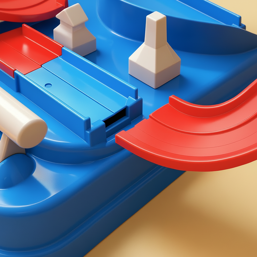 Car Track Toy ABS Plastic | City Puzzle with Crane and Helicopter Accessories | Screen-Free Brain Building Play