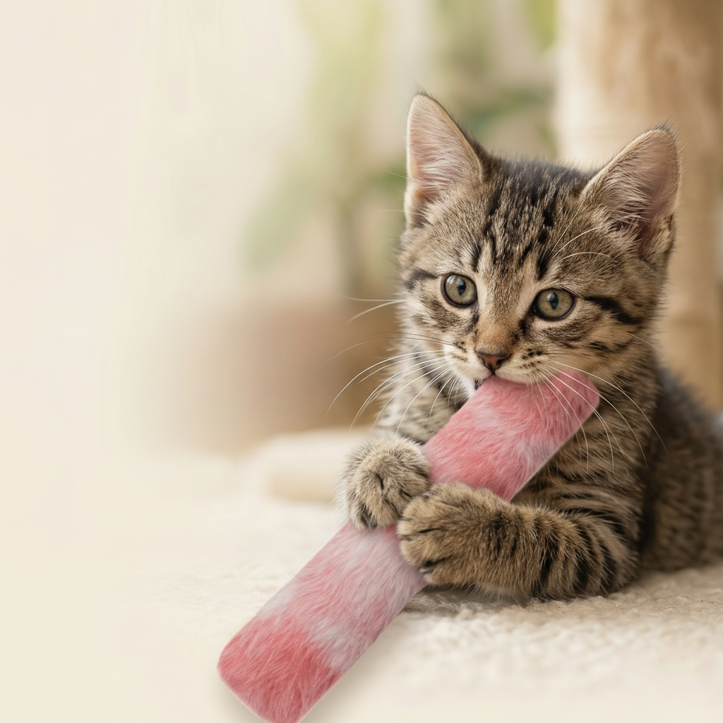 Catnip Pillow Cat Toy Plush | Interactive Kick Chew Toy | Soft Plush Catnip Filled for Indoor Kittens and Adult Cats 3
