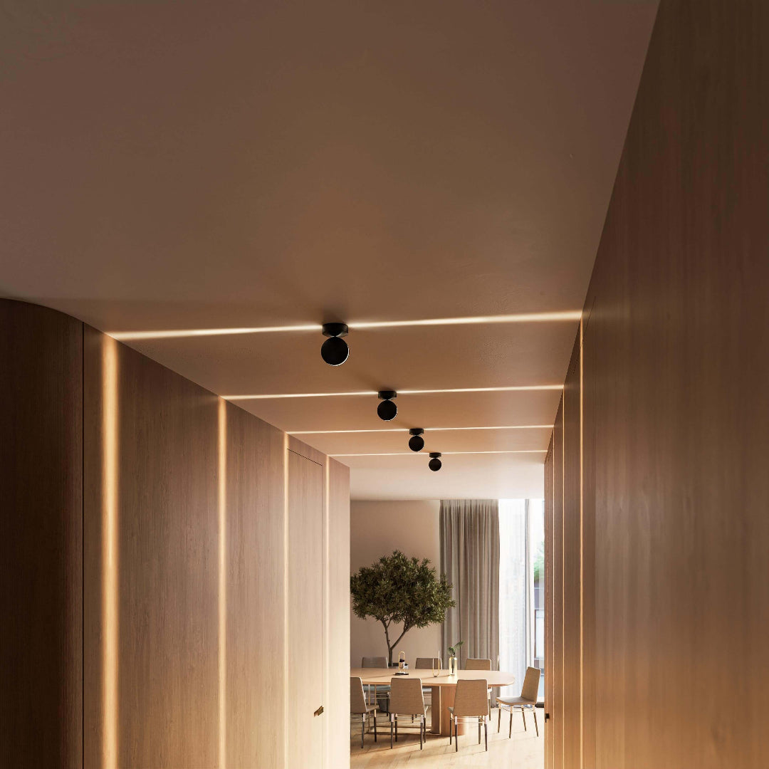 Ceiling Spotlight Fixture | 360° Adjustable Head | Energy-Efficient Modern Ceiling Light for Living Rooms, Kitchens