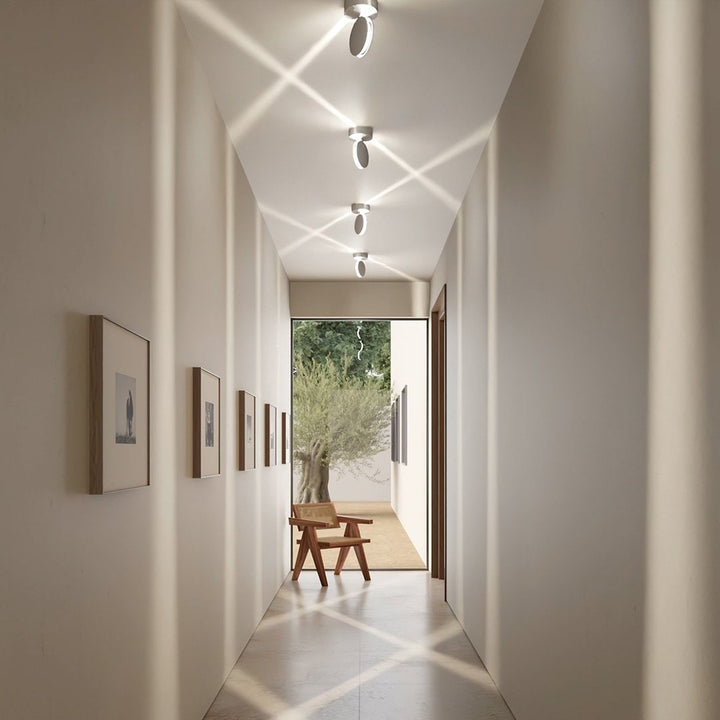 Ceiling Spotlight Fixture | 360° Adjustable Head | Energy-Efficient Modern Ceiling Light for Living Rooms, Kitchens