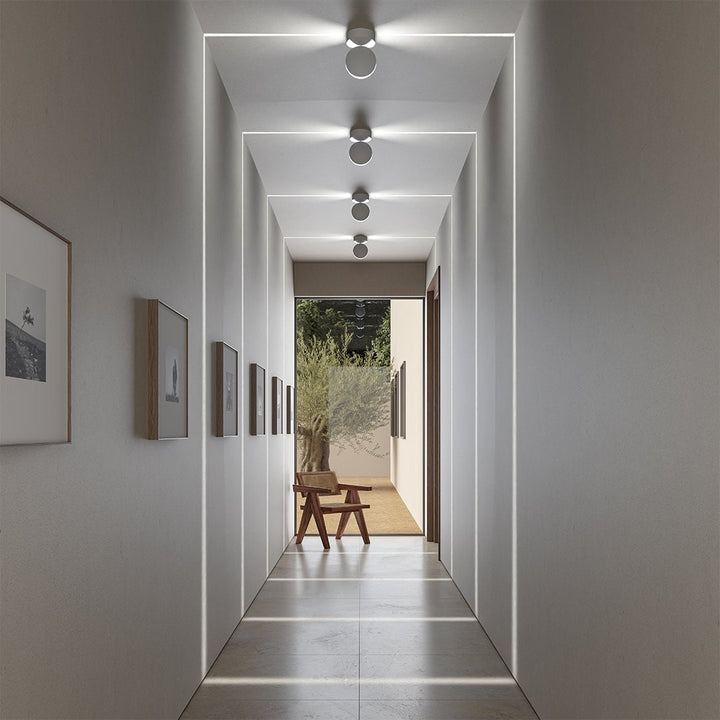 Ceiling Spotlight Fixture | 360° Adjustable Head | Energy-Efficient Modern Ceiling Light for Living Rooms, Kitchens