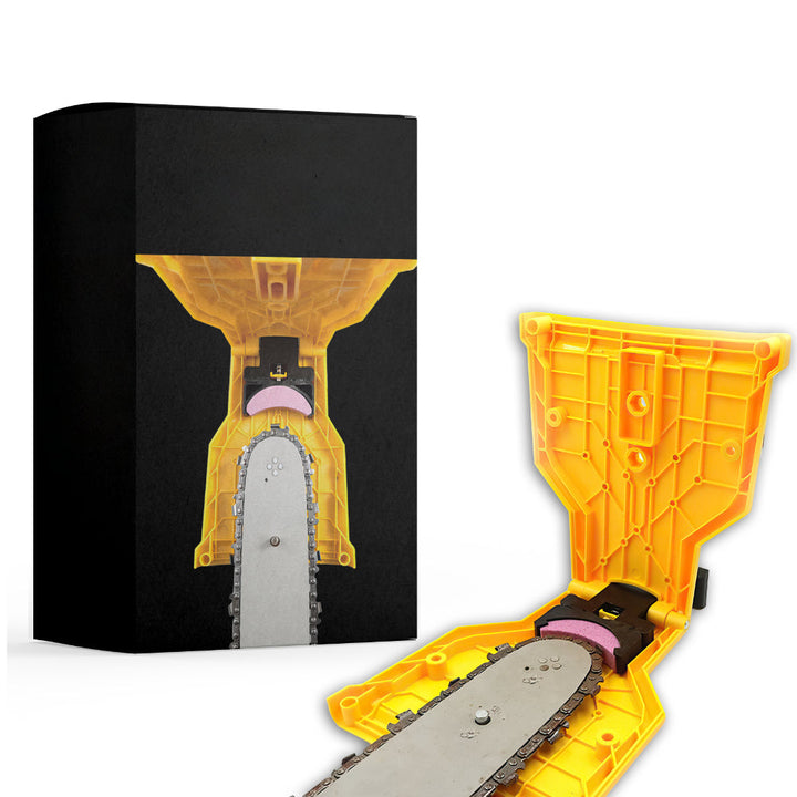 Chainsaw Sharpener Tool | Universal Fit for 1 and 2 Hole Guide Bars | Fast 3 Minute Touch Ups For Home, Camp and Job Sites
