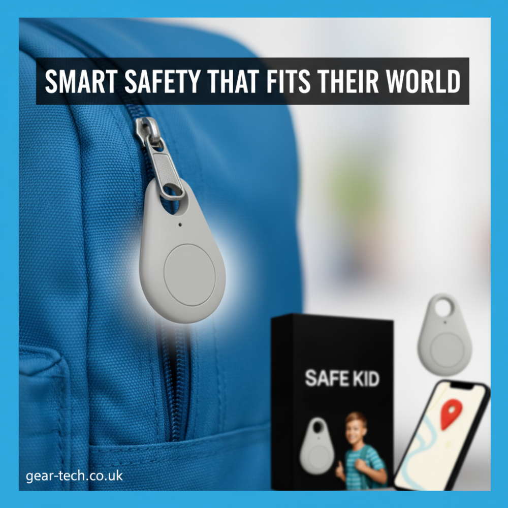 Child GPS Location Tracker | Real-Time Tracking, SOS Alerts &amp; Bluetooth | Waterproof IP67 with 5-Day Battery Life