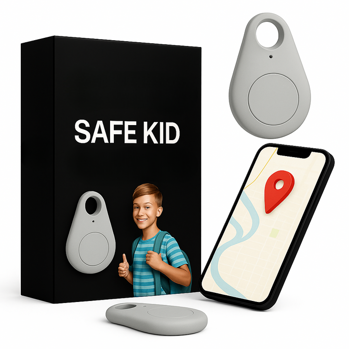Child GPS Location Tracker | Real-Time Tracking, SOS Alerts &amp; Bluetooth | Waterproof IP67 with 5-Day Battery Life
