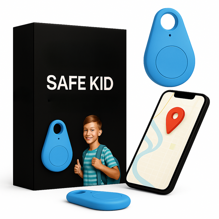 Child GPS Location Tracker | Real-Time Tracking, SOS Alerts &amp; Bluetooth | Waterproof IP67 with 5-Day Battery Life