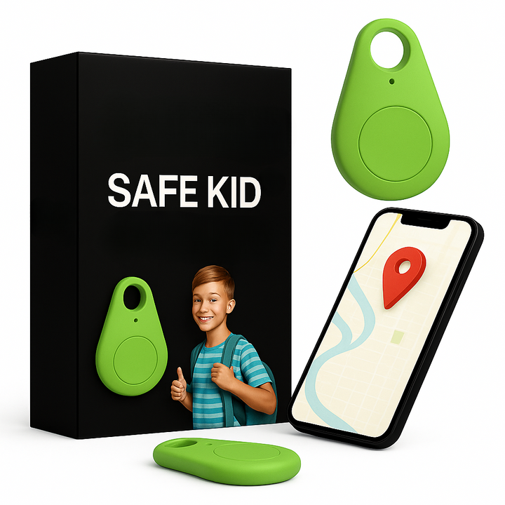 Child GPS Location Tracker | Real-Time Tracking, SOS Alerts &amp; Bluetooth | Waterproof IP67 with 5-Day Battery Life
