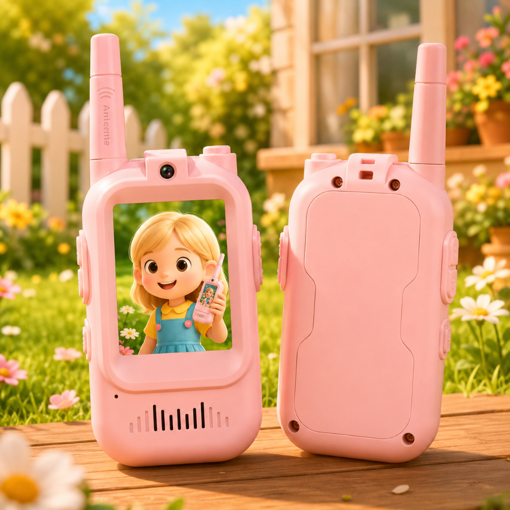 Video Walkie Talkie Toy Camera | Rechargeable 2-Pack with Live Video Display | Ideal for Indoor and Outdoor Adventures 5