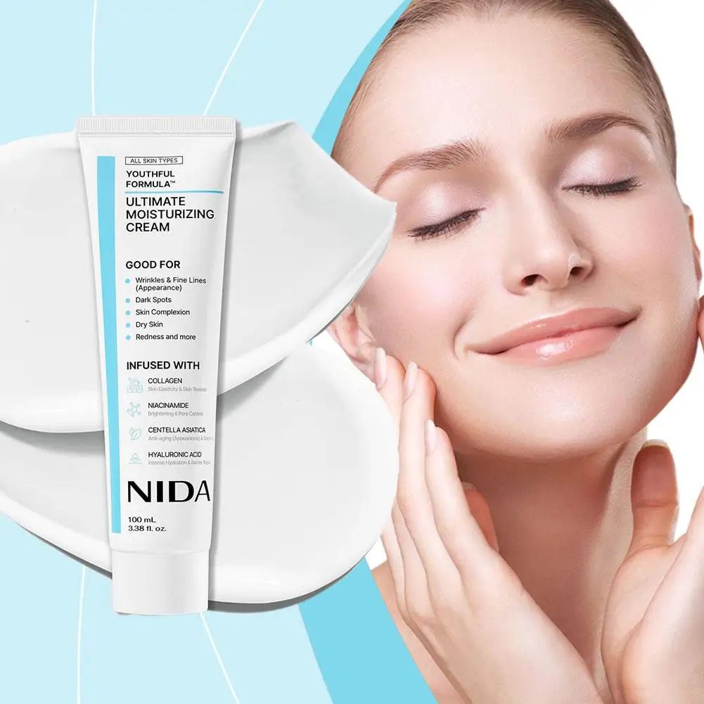 Collagen Repair Moisturising Cream for Women | 100 ml Barrier Strengthening Formula | Deep Hydration &amp; Firmness