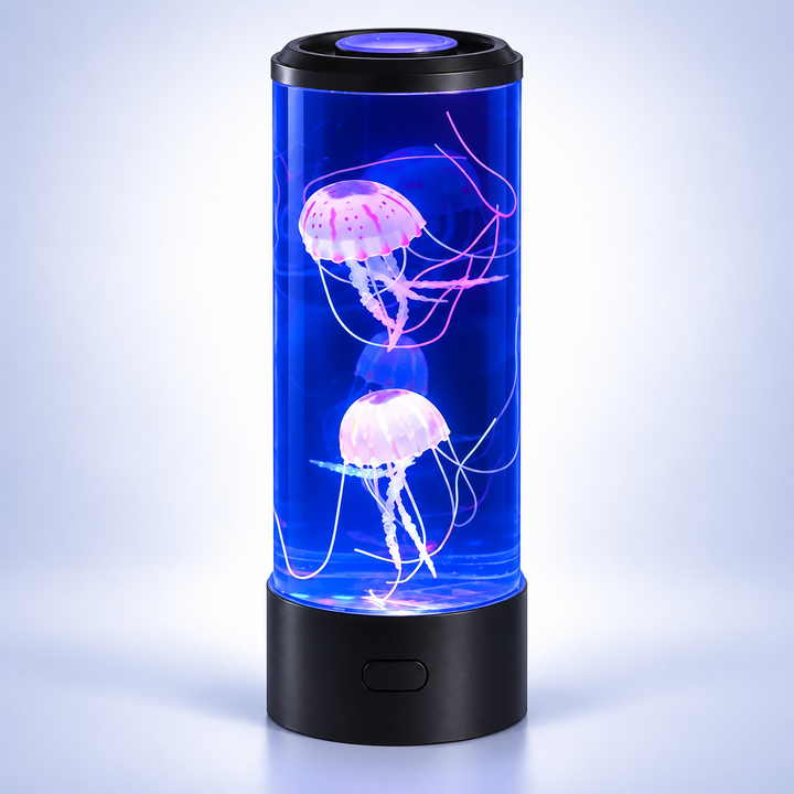Jellyfish Lamp USB Powered | 5 Colour-Changing Modes | Floating Jellyfish Aquarium Effect for Relaxing Ambient Decor 4