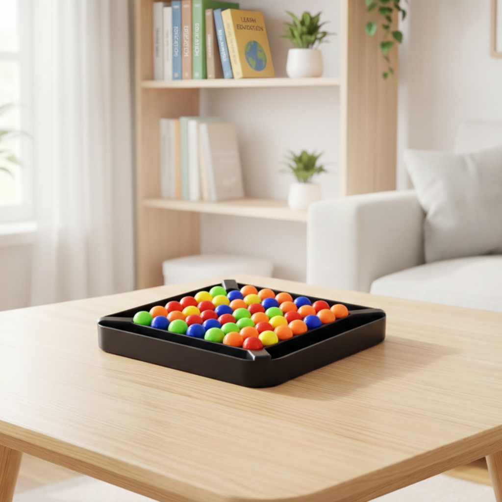 Colour Matching Game Board | Logic, Memory &amp; Pattern Recognition Play | Compact Screen-Free Family Game for All Ages