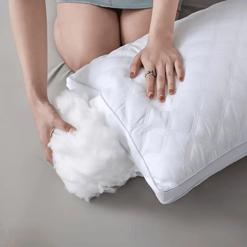 Comfort Sleep | Hypoallergenic Hotel-Style Pillow Set of 2 | Breathable 3D Cover | Side &amp; Back Sleepers