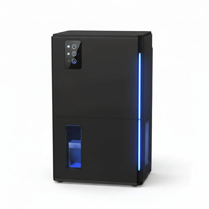 Compact Dehumidifier Digital Control Sleep Mode Auto Shut-Off
