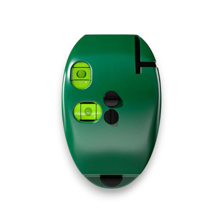 Compact Laser Level | Handheld Spirit Level with Bubble Vials &amp; Beam