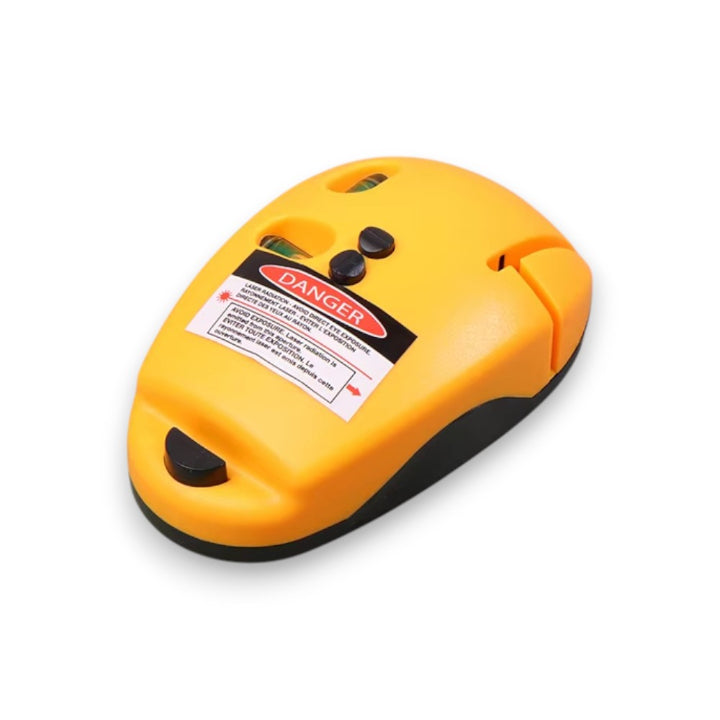 Compact Laser Level | Handheld Spirit Level with Bubble Vials &amp; Beam