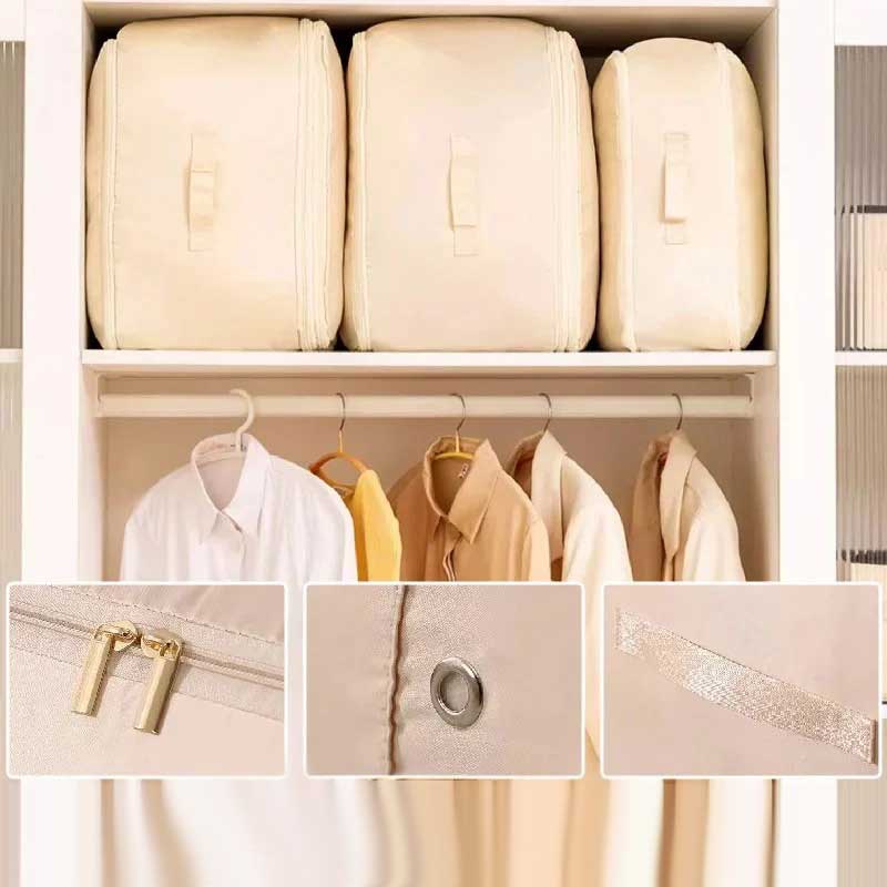 Compression Storage Organizer Waterproof Foldable with Reinforced Handle