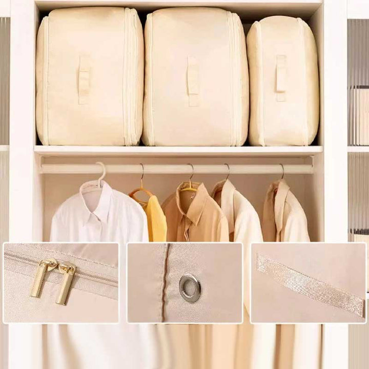 Compression Storage Organizer Waterproof Foldable with Reinforced Handle