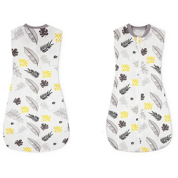 Convertible Baby Sleeping Bag Dual Zipper Swaddle Sack