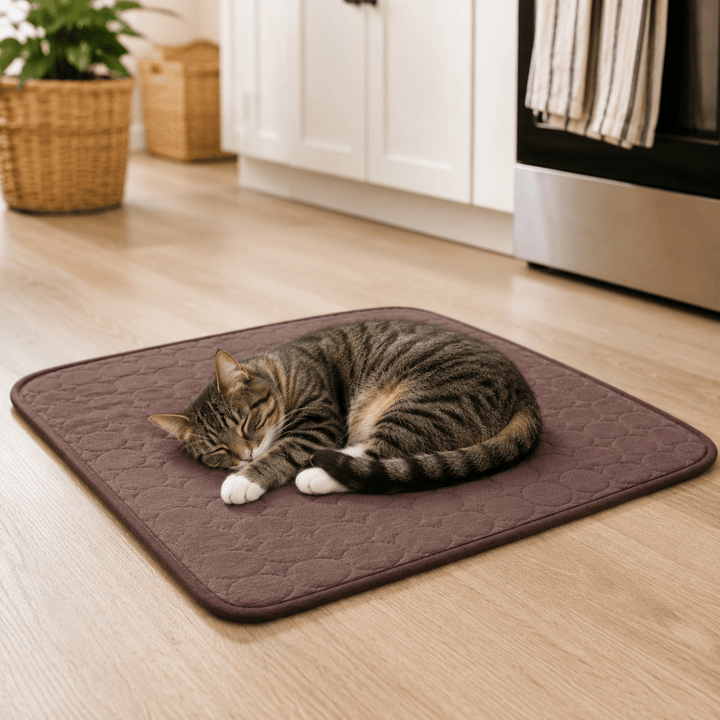 Cooling Mat for Dogs and Cats | Quilted Cool-Touch Pet Mat with Bound Edge