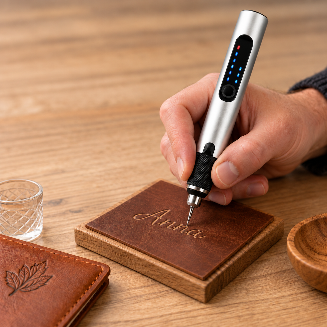 Cordless Engraving Pen Rechargeable USB-C 3-Speed with 18,000 RPM Motor