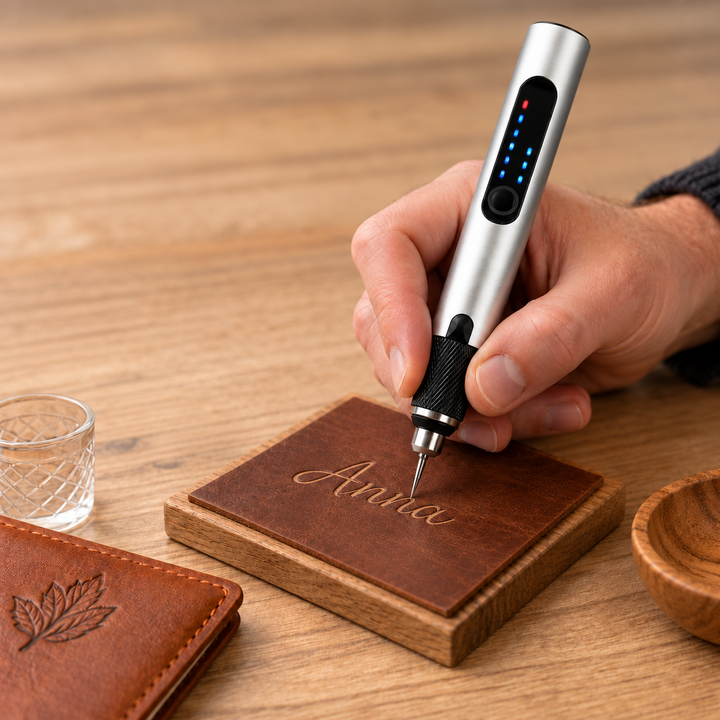 Cordless Engraving Pen Rechargeable USB-C 3-Speed with 18,000 RPM Motor