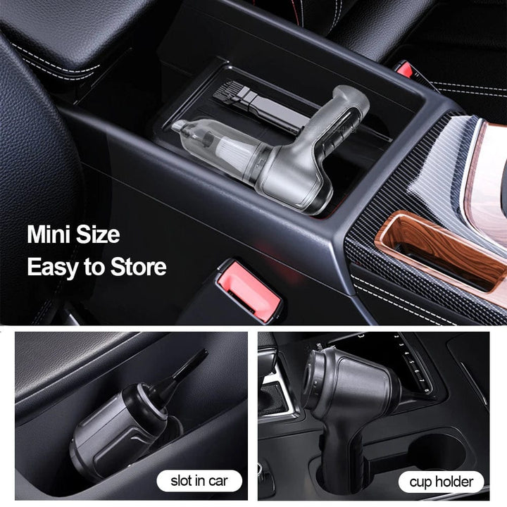 Cordless Handheld Car Vacuum Cleaner | 95,000PA Suction, Vacuum &amp; Blower | 20-Day Battery, USB-C Charging, 6 Attachments