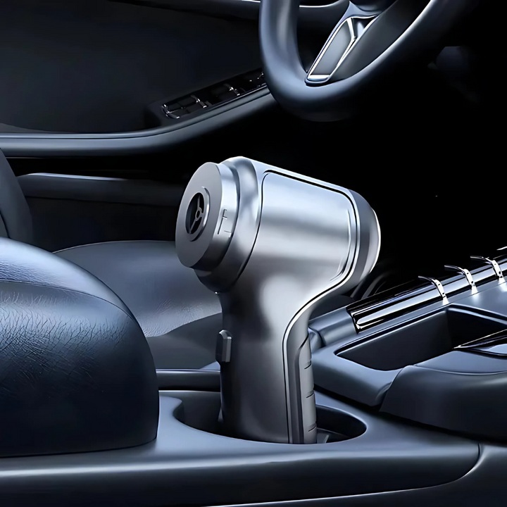 Cordless Handheld Vacuum 2-in-1 | Suction and Blow Function | USB Rechargeable for Car and Home with Interchangeable Nozzles
