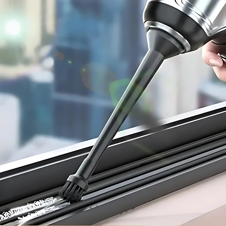 Cordless Handheld Vacuum 2-in-1 | Suction and Blow Function | USB Rechargeable for Car and Home with Interchangeable Nozzles