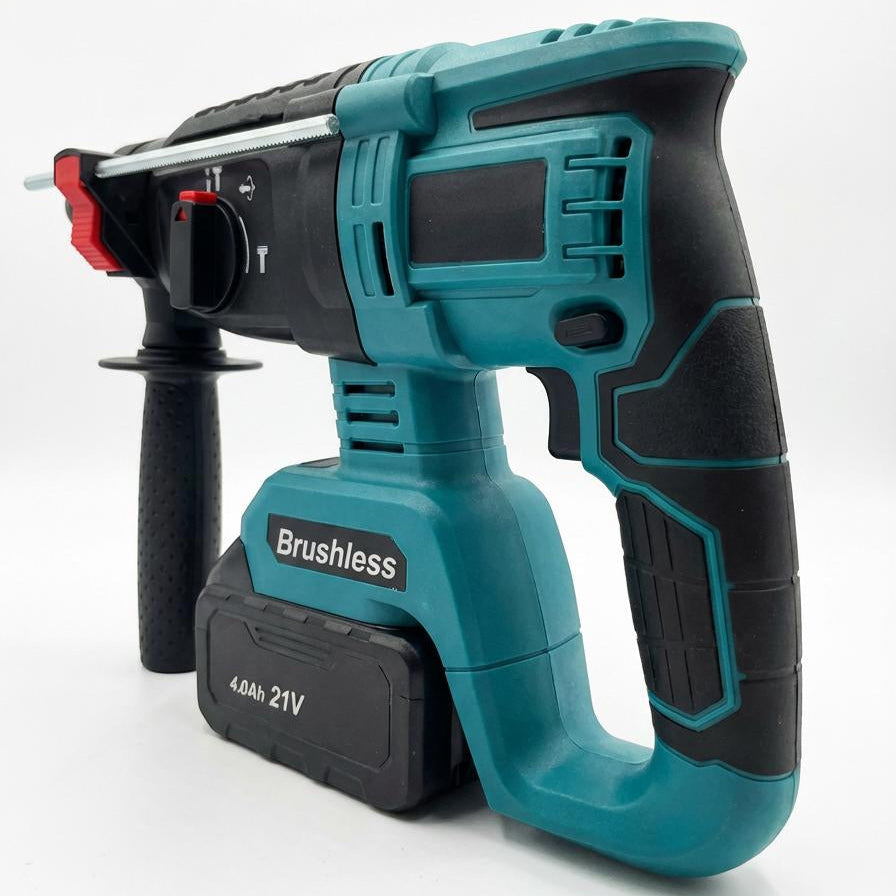 Cordless Rotary Hammer Drill Brushless 4 Mode Rapid Charge