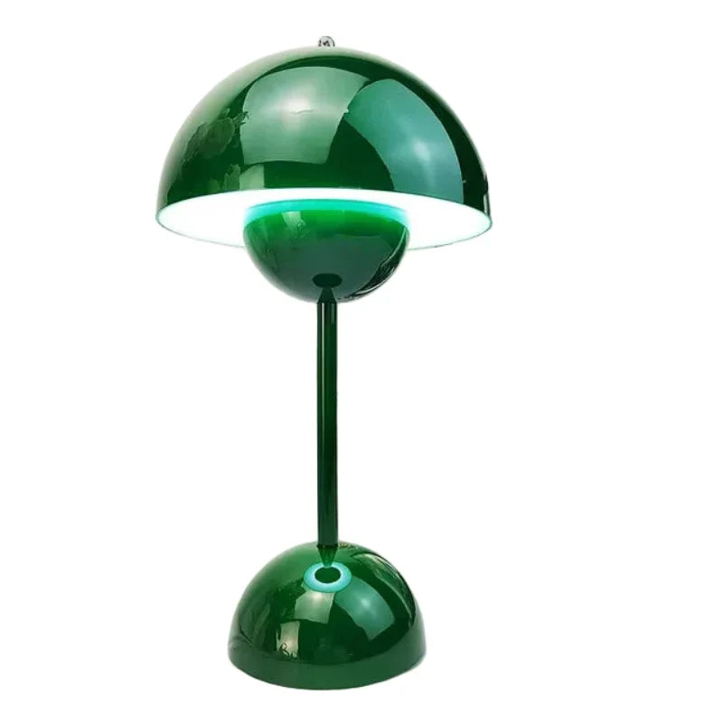 Cordless Touch Table Lamp | Touch-Dimming with 3 Brightness Levels | Retro-Style Lighting for Desks, Shelves and Bedside Tables